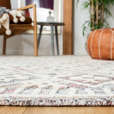 Ivory Elegance 8' x 10' Hand-Tufted Wool Area Rug