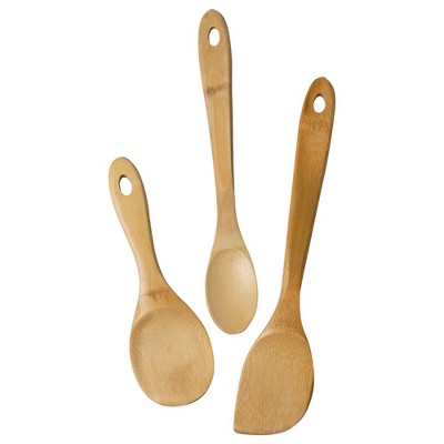 Joyce Chen Burnished Bamboo Utensils, 3-Piece Set