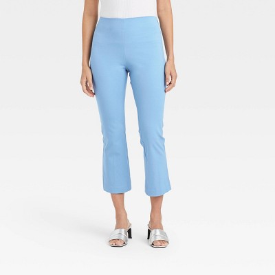Slim Fit Cropped Kick Flare Pull 