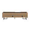 NicBex TV Stand for 65 Inch TV with 2 Storage Cubbies,TV Entertanment Center with Open Shelves,Modern TV Console Table for Living Room - 2 of 4