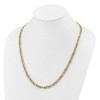 Chisel Stainless Steel Polished Yellow IP-plated 6mm 24" Anchor Chain Necklace - 4 of 4