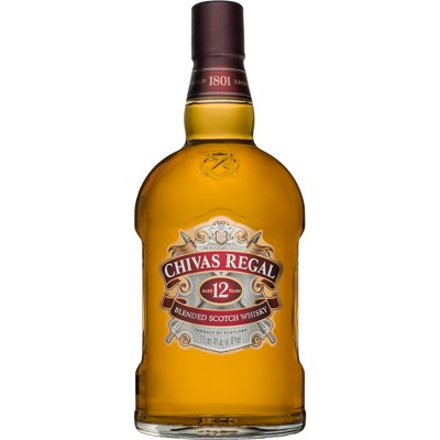 Chivas Aged 12 Year Old Scotch Whisky - 1.75L Bottle