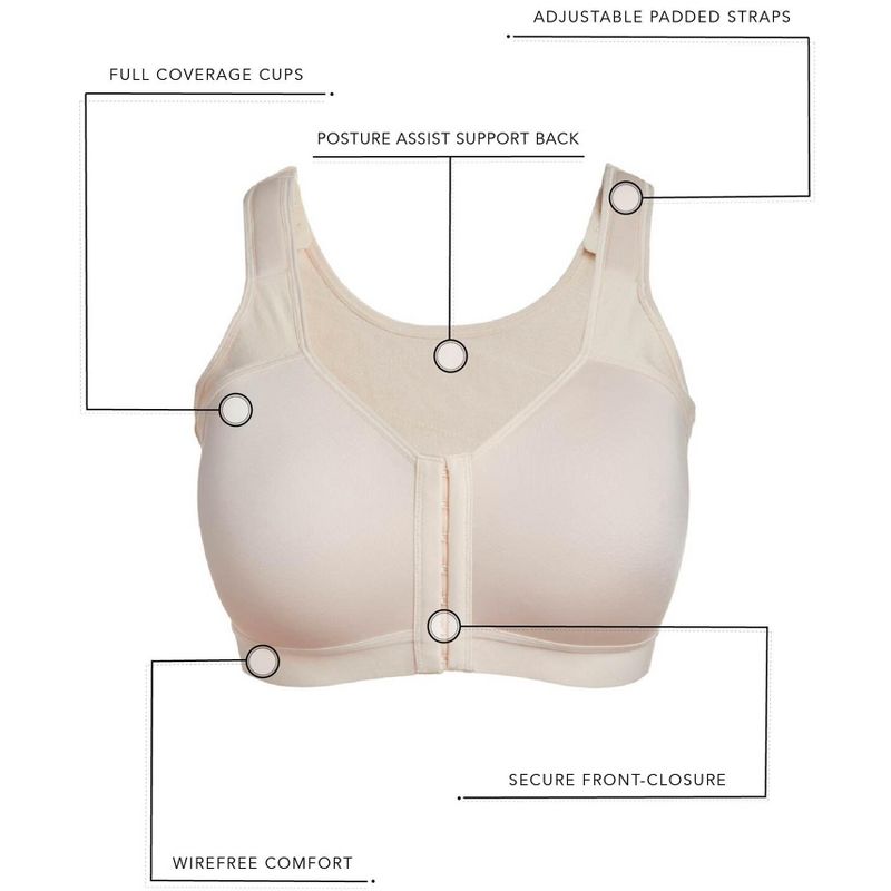 Leading Lady The Lillian - Back Smoothing Seamless Support Bra, 4 of 4