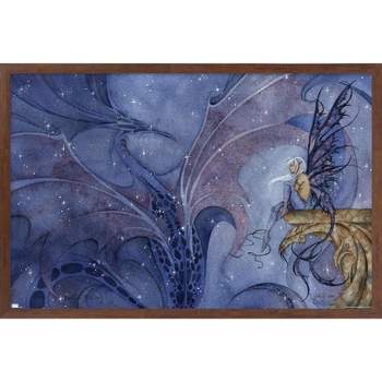 Trends International Amy Brown - Dream Dragon Framed Wall Poster Prints