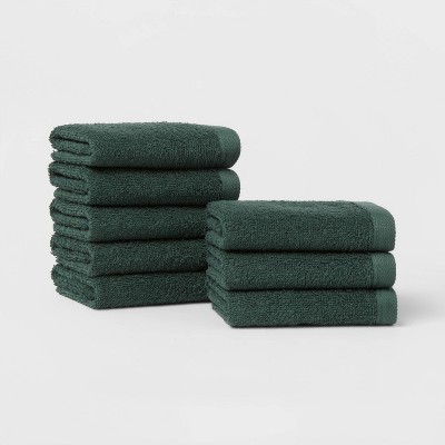 6pk Washcloth Set Mint - Room Essentials™