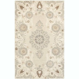 Oriental Weavers Craft Area Rug, 3x5, Sand/Ash - 1 of 4