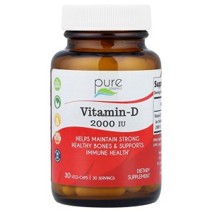 Pure Essence Vitamin-D, 2,000 IU, 30 Vegi-Caps - 1 of 4