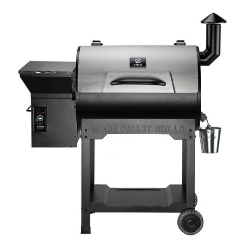 Costway Electric Wood Pellet Grill & Smoker w/Temperature Probe & Lockable  Wheels 