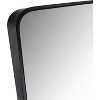 Hamilton Hills 18" x 58" Arched Full Length Rounded Corner Mirror - Black - image 2 of 4