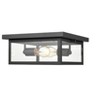 Millennium Lighting Evanton 2 - Light Flush Mount in  Powder Coated Black - 4 of 4