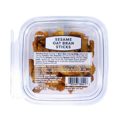 Sesame Oat Bran Sticks - 4oz : Target