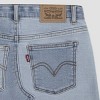Levi's® Girls' Floral Embroidered Mash-Up Denim Skirt - Light Wash - 4 of 4