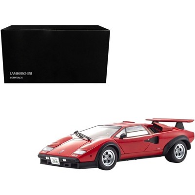 Lamborghini Countach Walter Wolf Red and Black 1/18 Diecast Model Car by Kyosho