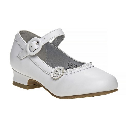 Josmo Little Kids Girls Dress Shoes - White, 12 : Target