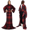 PAVILIA Fleece Wearable Blanket with Sleeves, Warm Cozy Soft Functional Lightweight Sleeved Throw Adults Men Women - 3 of 4