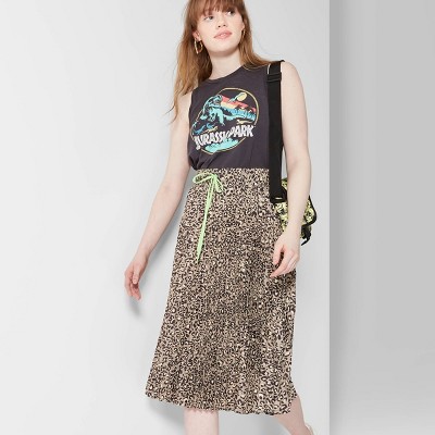 animal print skirt target