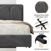 Yaheetech Upholstered Bed Frame with Adjustable Headboard - 4 of 4