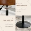 Arceso Adjustable Vanity Stool, 360° Swivel Faux Leather Stool for Makeup Room, Bathroom & Living Room - 4 of 4