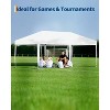 Pop Up Canopy Tent, Heavy Duty Outdoor Canopy W/ Removable Sidewall, Portable Tent Gazebo, Instant Tent Shelter for Parties, Events, & Vendors - 3 of 4