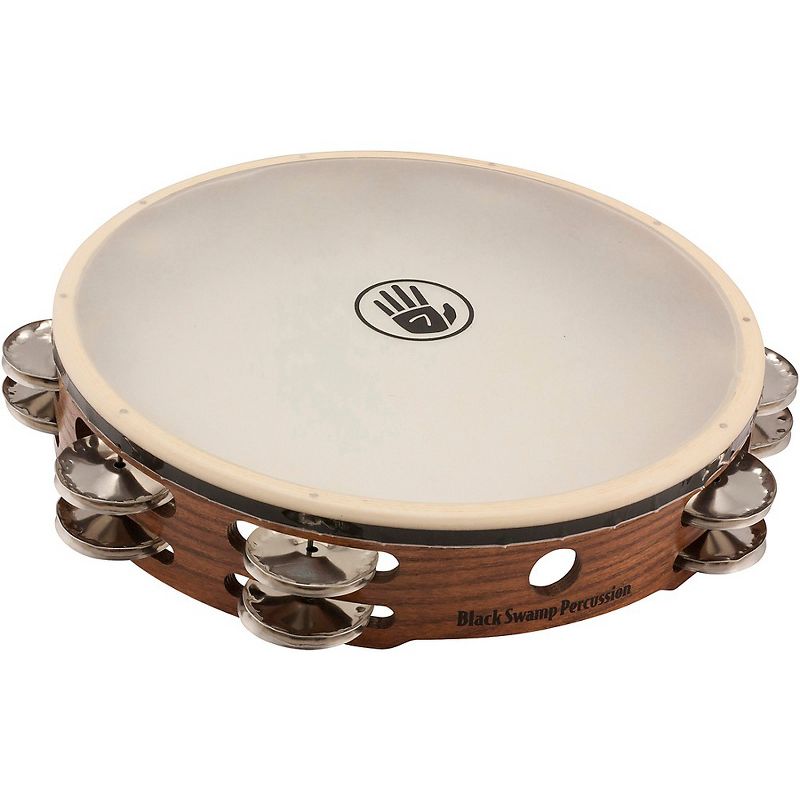 Black Swamp Percussion SoundArt Series Double Row 10" Tambourine with Remo Head, 1 of 2