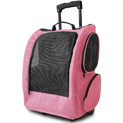Paws & Pals Rolling Pet Carrier Backpack