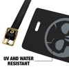 Magic The Gathering Black Mana Symbol Luggage ID Tags Set of 2 - 4 of 4