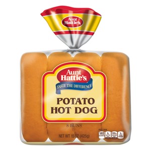 Aunt Hattie's Potato Hot Dog Buns - 15oz/8ct - 1 of 4