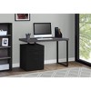 Monarch Specialties Computer Desk Home Office Laptop Left Right Set-Up Storage Drawers 48InchL Work Metal Laminate Black Grey Contemporary Modern - 3 of 4