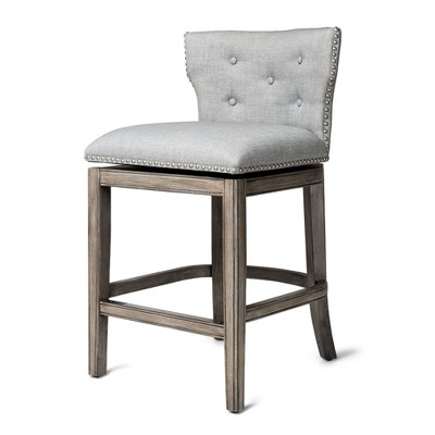 Maven Lane Hugo with Ash Grey Fabric Upholstery Seat