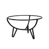 Achla Designs Frida Iron Outdoor Planter Stand Black 10"x10"x6.25" - 2 of 4