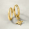 Pure Collection by Ross-Simons Italian 14kt Yellow Gold Charm-Compatible Huggie Hoop Earrings - 4 of 4