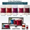 PAVILIA Set of 2 Throw Pillow Covers, Decorative Velvet Square Cushion Cases for Bed Sofa Couch Bedroom Living Room - 4 of 4