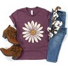 The Juniper Shop White Daisy Youth Short Sleeve Tee - XL - Plum - 4 of 4