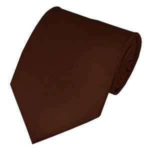Men's Solid Color Traditional 3.35 Inch Wide And 58 Inch Long Neckties - 1 of 4