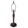 CHLOE Lighting REMY Victorian-Style 1-Light Antique Dark Bronze Finish Stained Glass Table Lamp 12" Wide - 3 of 4