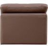 Meridian Furniture,Indulge Vegan Leather Armless Chair - 3 of 4