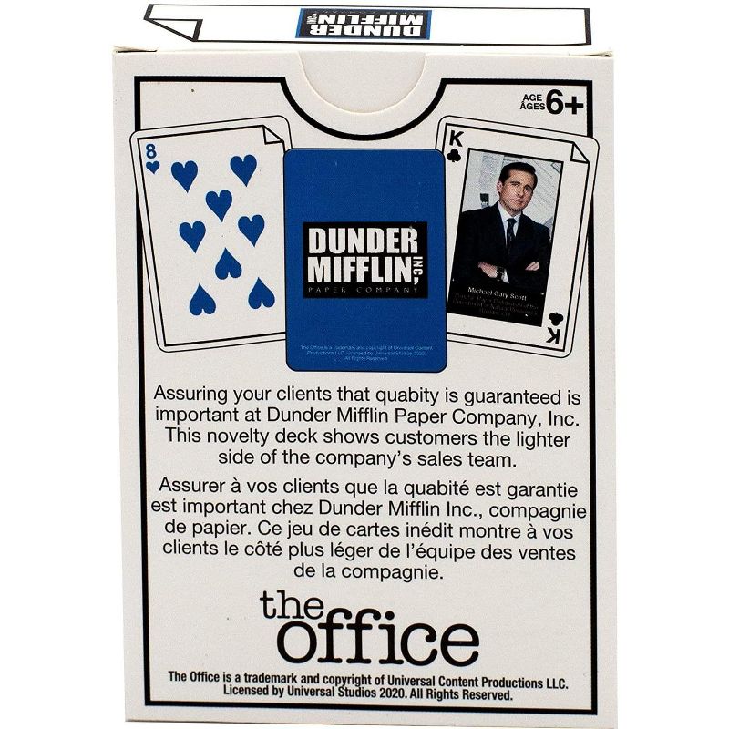 Aquarius Puzzles The Office Dunder Mifflin Playing Cards | 52 Card Deck + 2 Jokers, 3 of 5