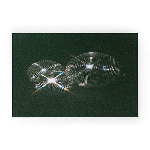 Samantha Hearn Triple Threat Disco Balls Welcome Mat - society6 - image 1 of 3