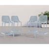 Meridian Furniture,Mykonos Outdoor Patio Stool, Set of 4 - 2 of 4