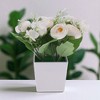 Unique Bargains Artificial Plants Flower Plastic 2.95"x2.95"x7.87" 1 Pc - 2 of 4