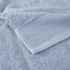 Vynxaria Blue 6 Piece Antimicrobial Cotton Tencel Towel Set - 4 of 4