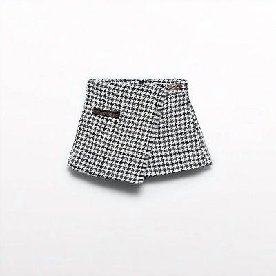 Girl Houndstooth Skort - Abel & Lula