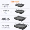 JOEJOY Orthopedic Dog Bed,Waterproof, Washable, Non-slip, with Bolster for Joint Pain Relief for All Sizes - 2 of 4