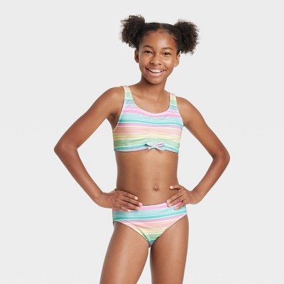 Girls' Venice Striped Bikini Set - Art Class™ : Target