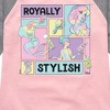 Girls' - Disney - Royally Stylish Shirt Tail Raglan Graphic T-shirt - 2 of 4