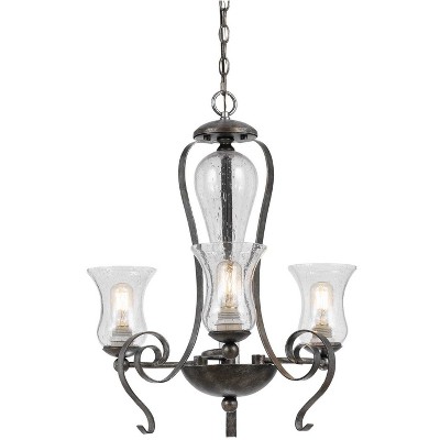 Cal Lighting 60W X 3 Metal 3 Light Chandelier (Edison Bulbs Not Included) - Eternity