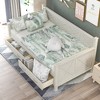 Twin Size Wooden Rustic Casual Style Daybed for Bedroom - 2 of 4