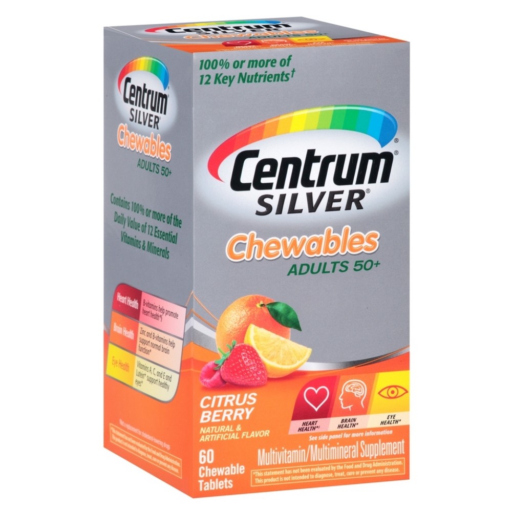 UPC 300054461193 product image for Centrum Silver Adult Multivitamin Dietary Supplement Chewable Tablets - Berry -  | upcitemdb.com