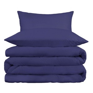 Cotton Blend 800 Thread Count Duvet Cover Set by Blue Nile Mills - 1 of 4