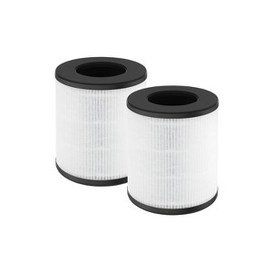 Nispira TD-1300 4-in-1 True HEPA Replacement Filters Compatible with Tredy TD-1300, Tenergy Renair, Cool-Living CL-6070A, BEABA Air Purifier, 2 Packs - 1 of 4